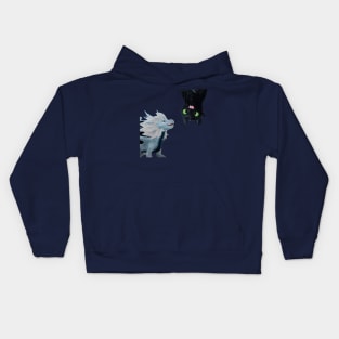 Zym and Toothless Crossover Kids Hoodie